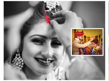 Rahul & Rakhi, Wedding story photos