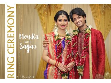 Monica & Sagar, Wedding story photos