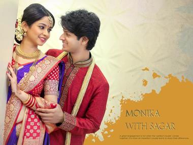 Monica & Sagar, Wedding story photos