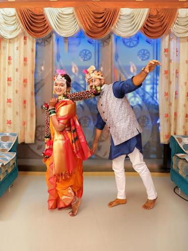 Prachi Weds Mangesh, Wedding story photos